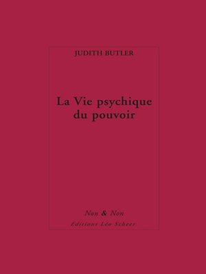 cover image of La vie psychique du pouvoir